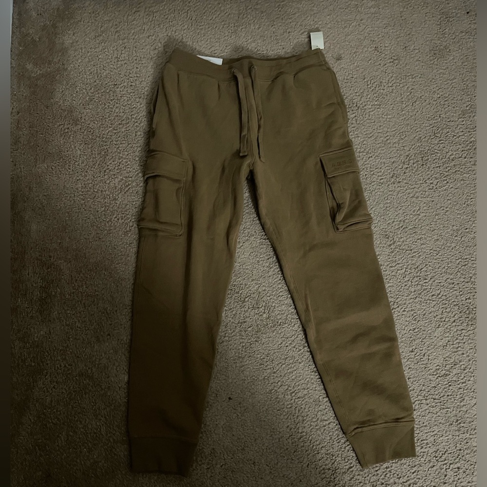 AEROPOSTALE Cargo Sweatpants BROWN- SIZE MEDIUM